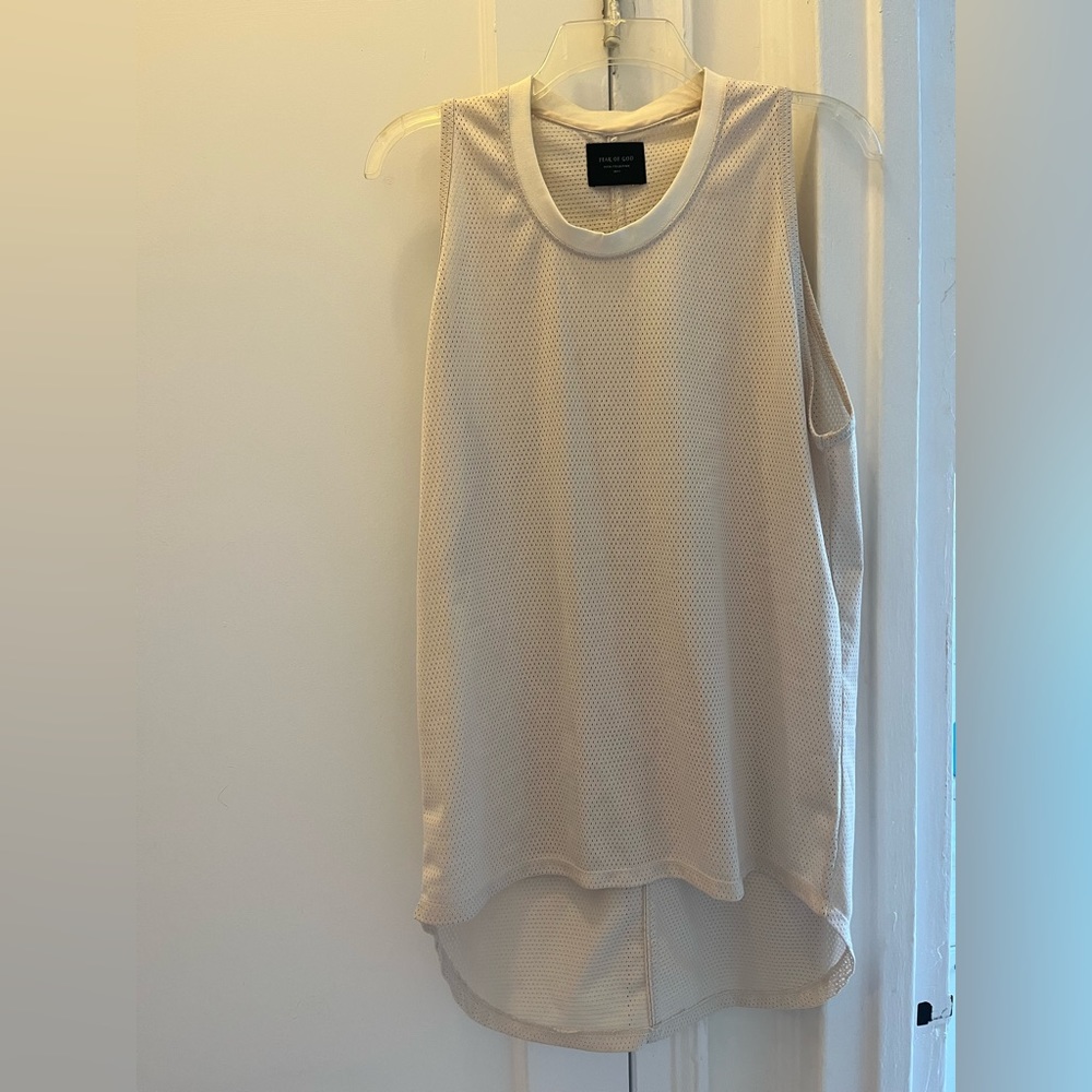 Fear of God Fifth Collection 2017 Basketball Mesh Tank Top Small